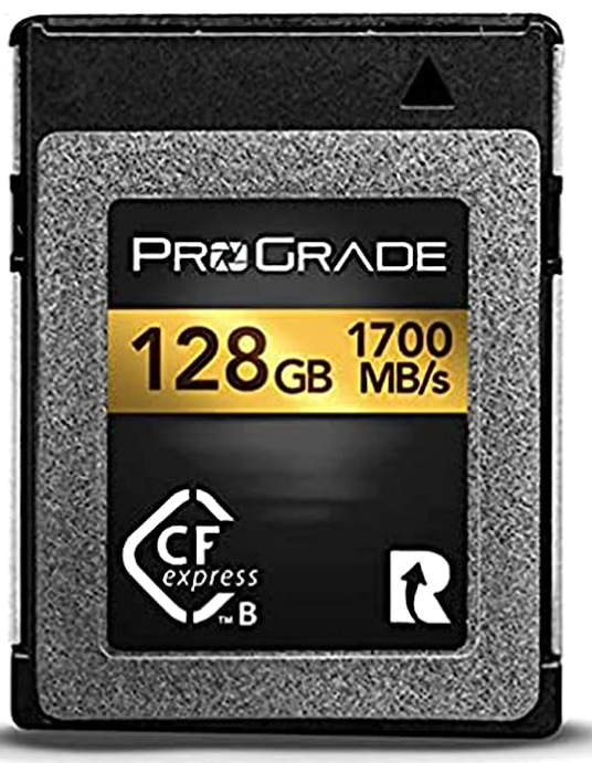 Carte mémoire CFexpress PROGRADE 128 Go 1700Mb/s (location)
