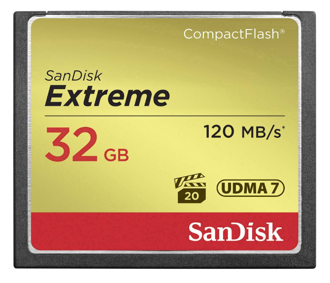 Carte mémoire CompactFlash 32 Go (location)
