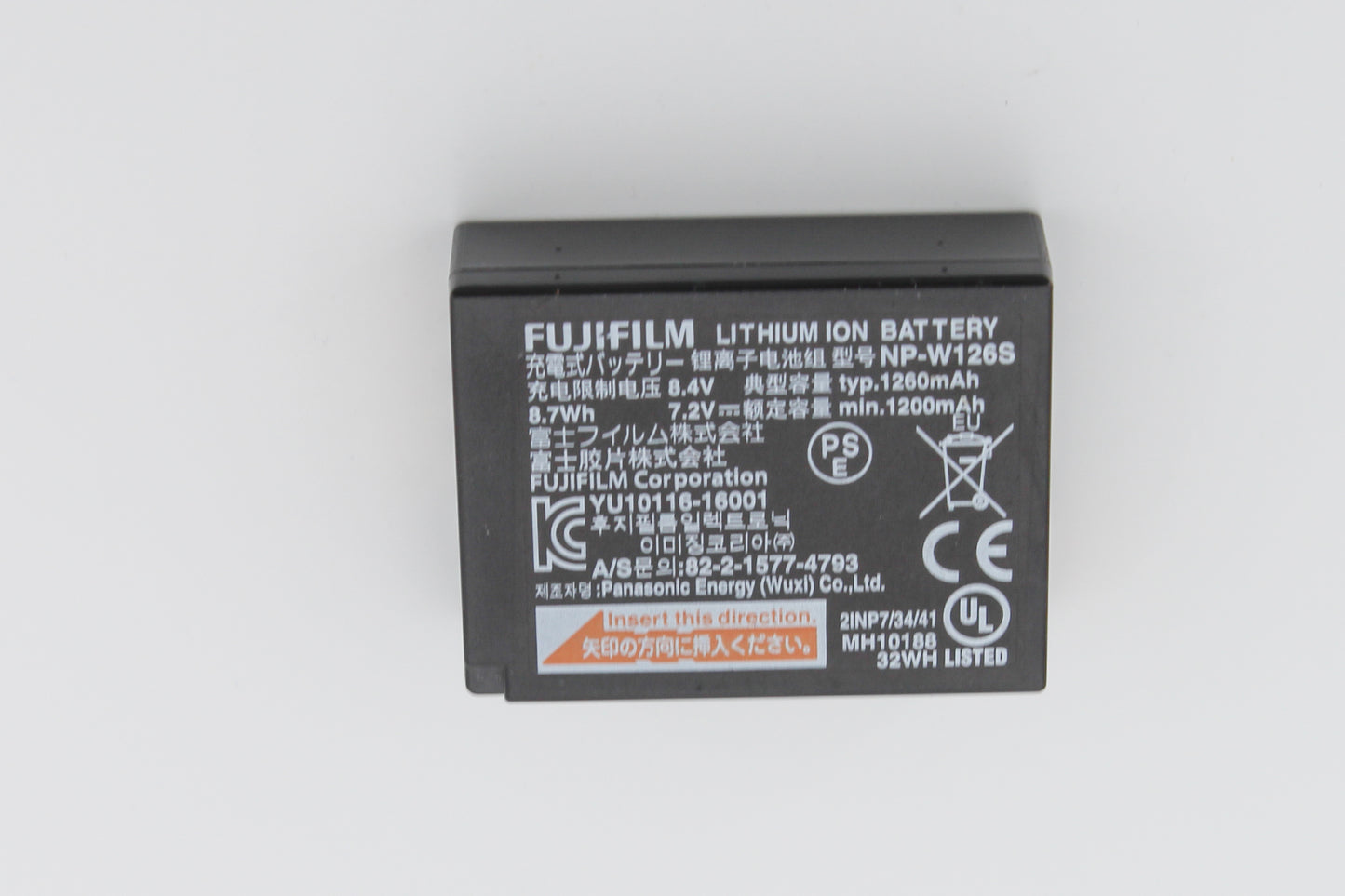 Batterie Fujifilm NP-W126S (location)