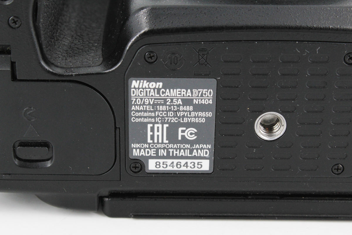 Boitier Nikon D750 (occasion)