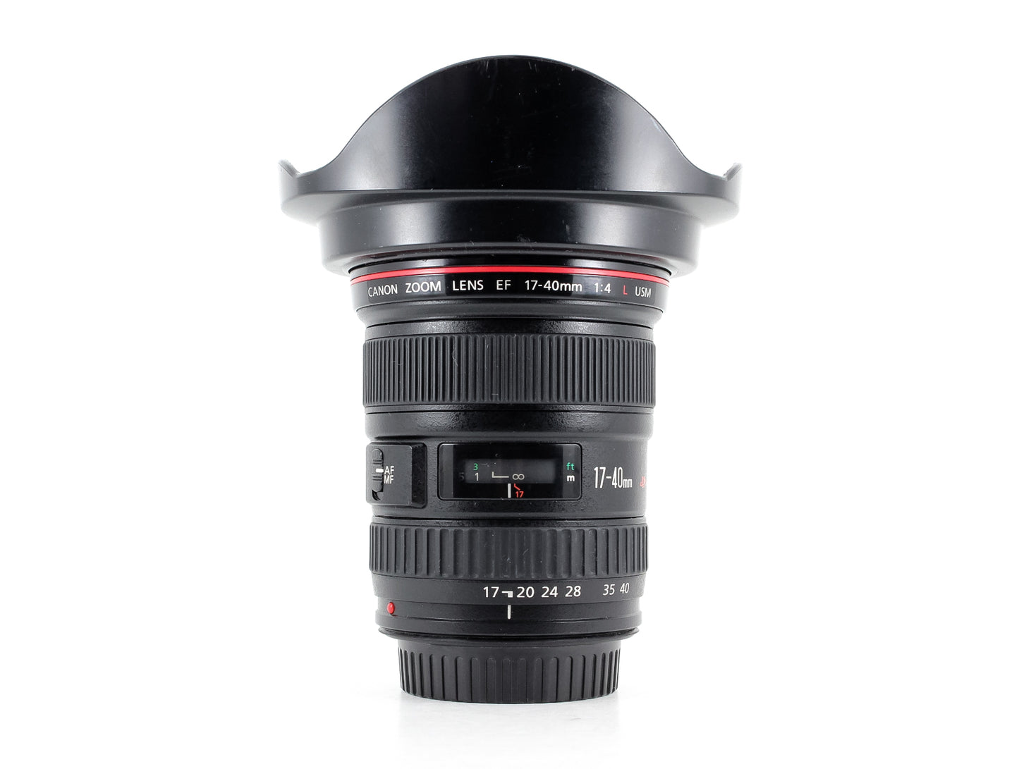 Objectif Canon EF 17-40mm f/4 L USM (location)