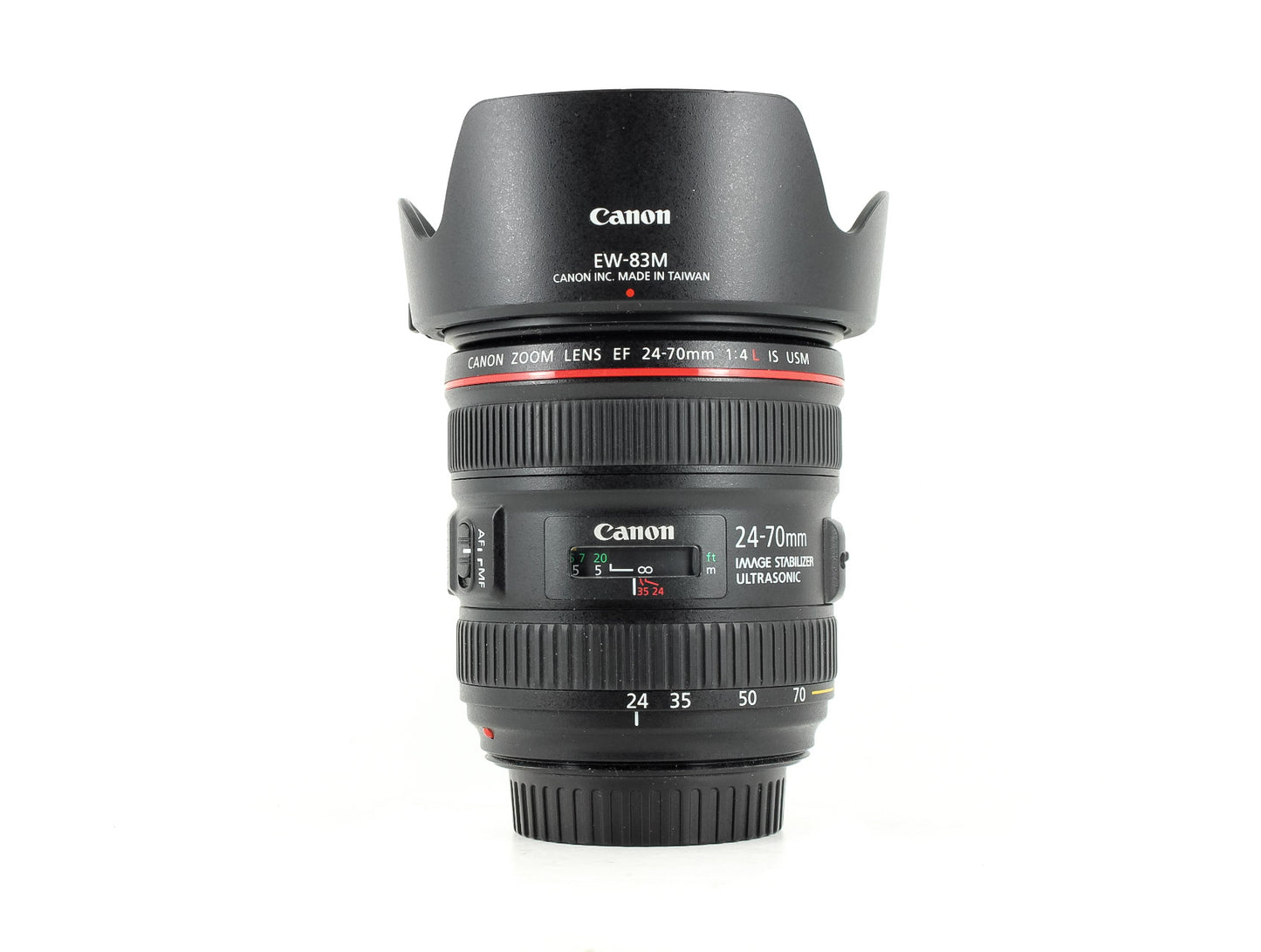 Objectif Canon EF 24-70mm f/4 L IS USM (location)