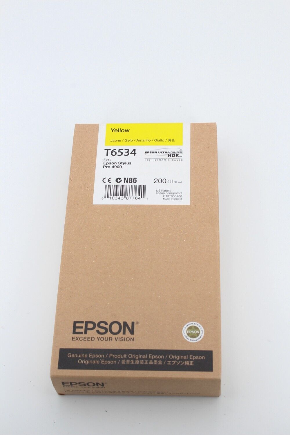 Cartouche d'encre Photo Jaune Yellow T6534 pour EPSON 4900 (occasion)