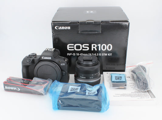 KIT Boitier Canon R100 + RF-S 18-45mm f/4.5-6.3 (occasion)