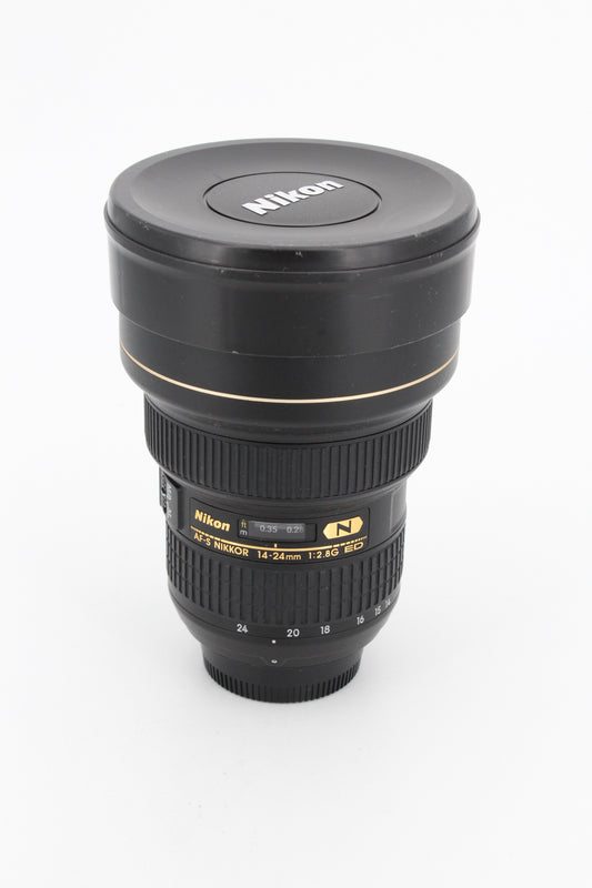 Nikon AF-S Nikkor 14-24mm f/2.8G IF-ED (occasion)