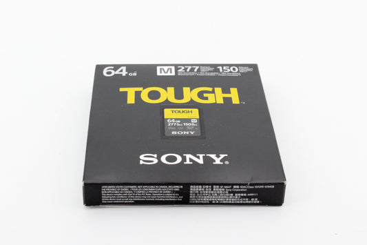 Carte mémoire SDXC II Sony THOUGH 64 Gb 277 Mb/s V60 U3  (occasion)