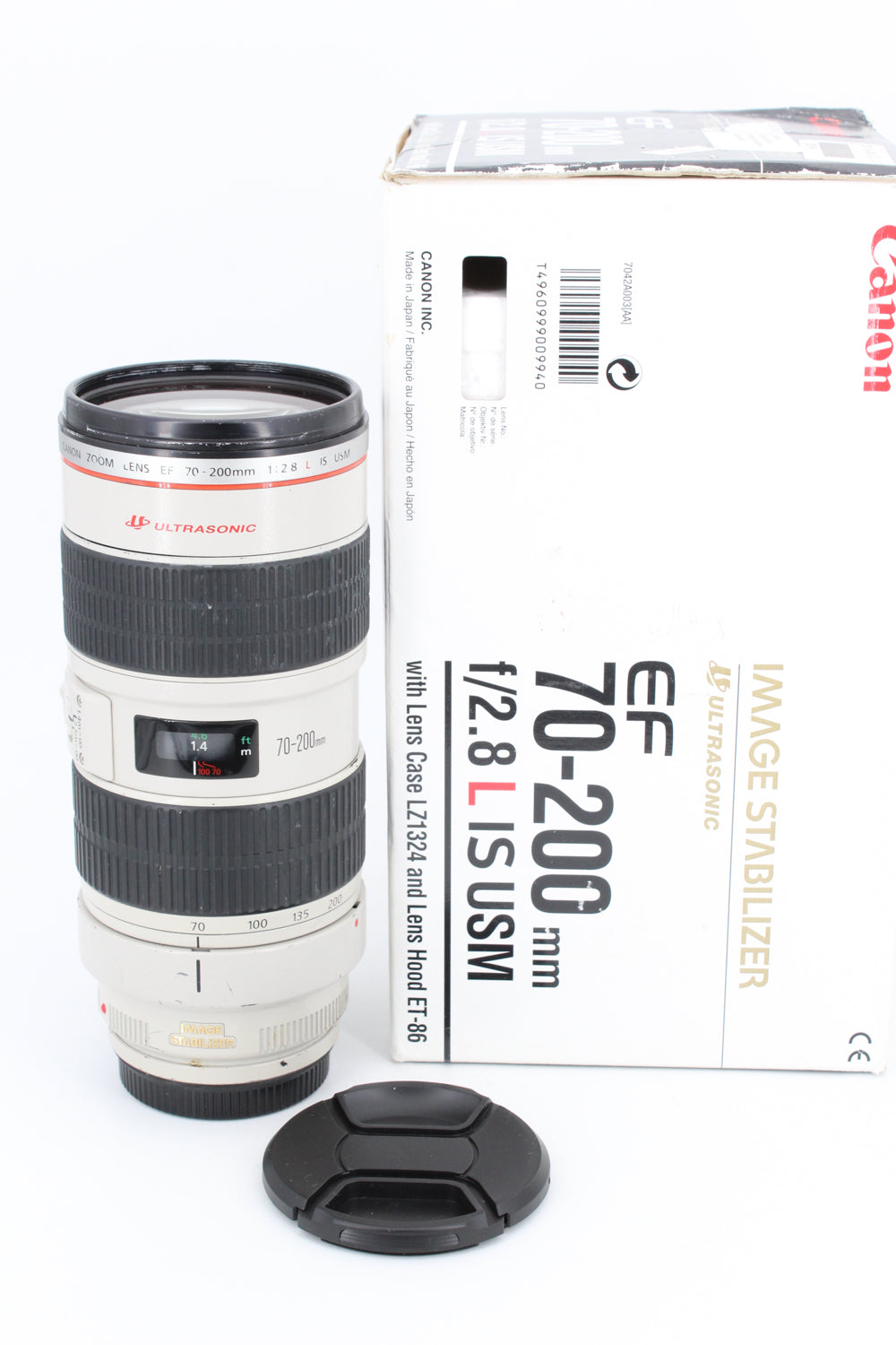 Objectif  Canon EF 70-200mm f/2.8 L USM (occasion)