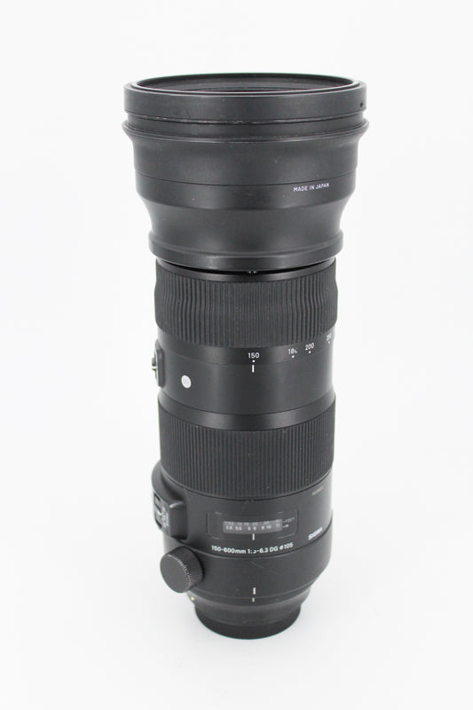 Objectif Sigma 150-600mm f/5-6.3 DG OS HSM SPORT - Monture Canon EF (occasion)