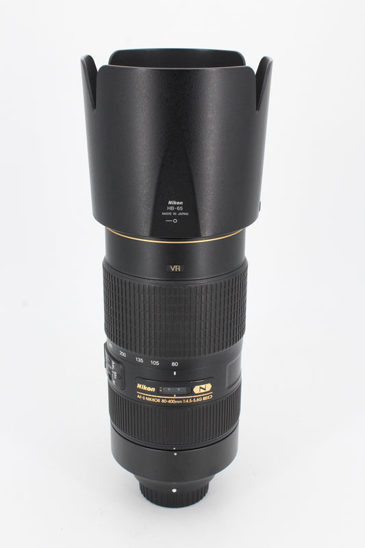 Objectif Nikon AF-S Nikkor 80-400mm f/4.5-5.6G ED VR (occasion)