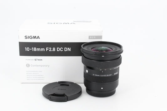 Sigma 10-18mm F/2.8 DC DN Contemporary - monture Fujifilm X (occasion)