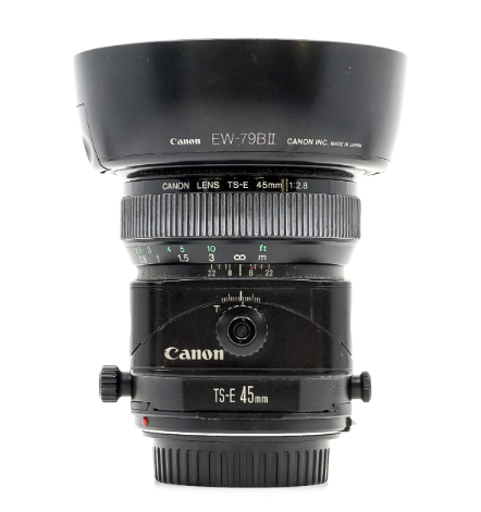 Objectif Canon TS-E 45mm f/2.8 (location)