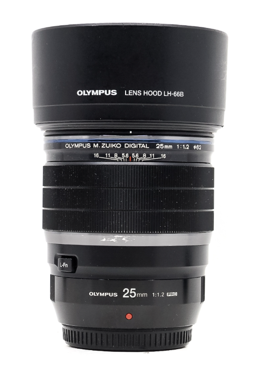 Objectif Olympus M.Zuiko ED 25mm f1.2 PRO (location)