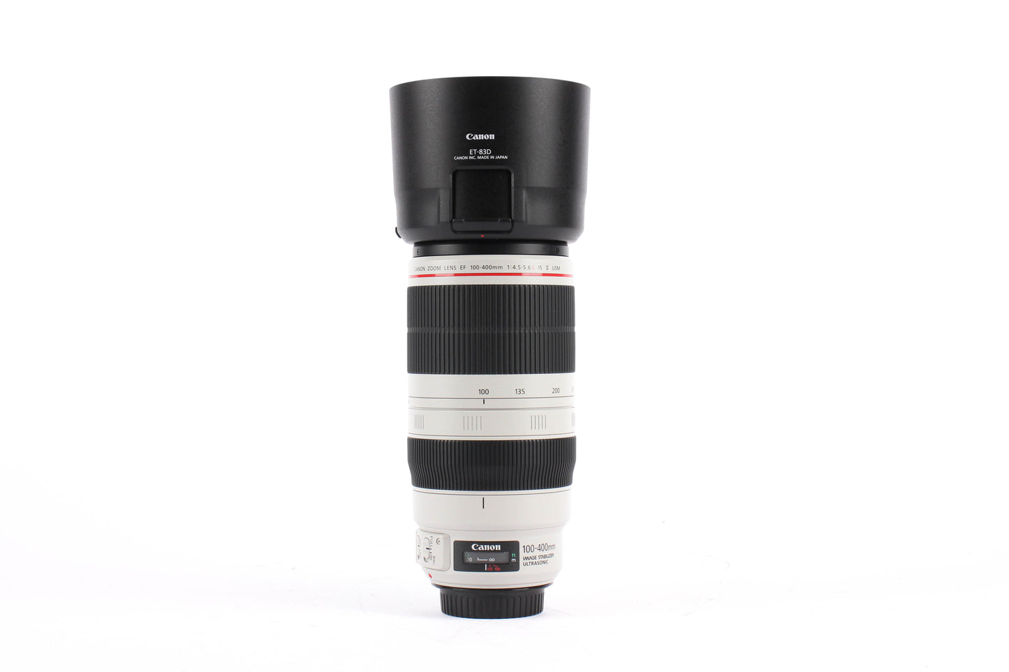 Objectif Canon EF 100-400mm f/4.5-5.6 L II IS USM (location)