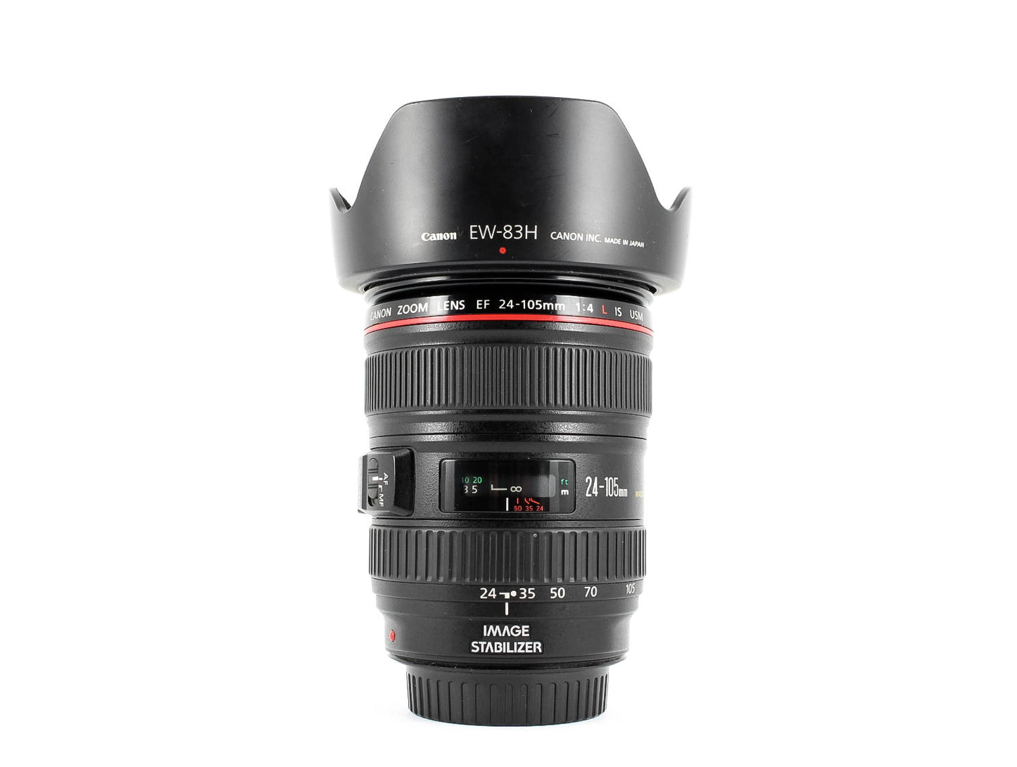 Objectif Canon EF 24-105mm f/4 L IS USM (location)